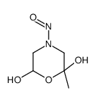 2-methyl-4-nitrosomorpholine-2,6-diol结构式