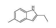 2-ethyl-5-methyl-1H-indole结构式