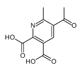 5-acetyl-6-methylpyridine-2,3-dicarboxylic acid Structure