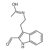 N-[2-(2-formyl-1H-indol-3-yl)ethyl]acetamide结构式
