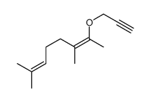 3,7-dimethyl-2-prop-2-ynoxyocta-2,6-diene Structure