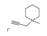 1-methyl-1-prop-2-ynylpiperidin-1-ium,iodide Structure