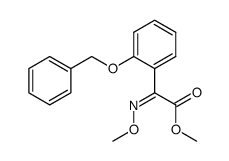 2-Benzyloxyphenyl-glyoxylic acid methyl ester O-methyloxime Structure