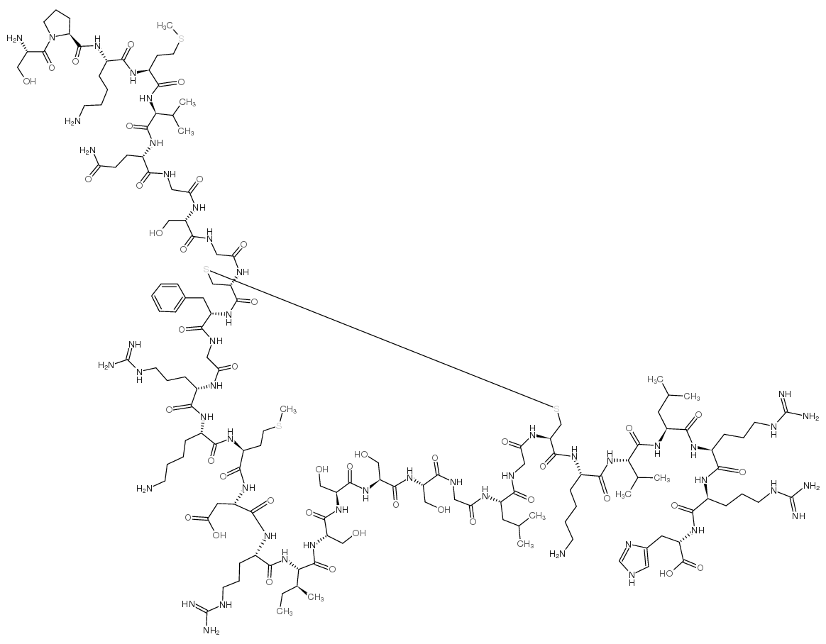 醋酸奈西立肽结构式