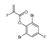 (2,6-dibromo-4-fluorophenyl) 2-fluoroprop-2-enoate结构式