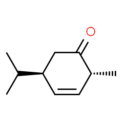 3-Cyclohexen-1-one,2-methyl-5-(1-methylethyl)-,(2R-trans)-(9CI)结构式