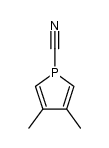 1-cyano-3,4-dimethylphopshole Structure