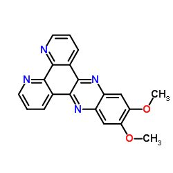 11,12-Dimethoxydipyrido[3,2-a:2',3'-c]phenazine结构式