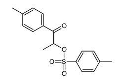 [1-(4-methylphenyl)-1-oxopropan-2-yl] 4-methylbenzenesulfonate Structure