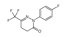 2-(4-FLUOROPHENYL)-6-(TRIFLUOROMETHYL)-4,5-DIHYDROPYRIDAZIN-3(2H)-ONE Structure