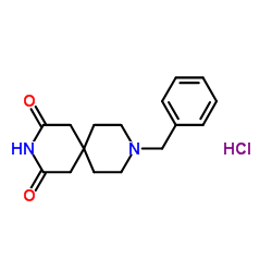 9-benzyl-3,9-diazaspiro[5.5]undecane-2,4-dione (Hydrochloride) structure