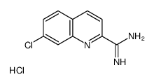 7-chloroquinoline-2-carboximidamide,hydrochloride Structure