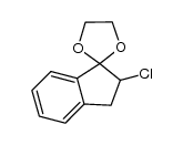 2'-chloro-2',3'-dihydrospiro[[1,3]dioxolane-2,1'-indene] Structure