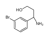 (R)-3-AMINO-3-(3-BROMO-PHENYL)-PROPAN-1-OL Structure