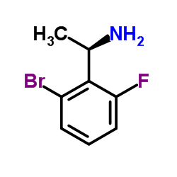 (1R)-1-(2-Bromo-6-fluorophenyl)ethanamine结构式