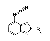 4-azido-2-methoxy-2H-indazole结构式