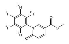 methyl 6-oxo-1-(phenyl-d5)-1,6-dihydropyridine-3-carboxylate Structure