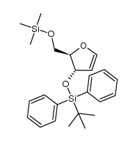 3-TBDPS-5-TMS-glycal结构式