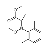 N-(2,6-Dimethylphenyl)-N-methoxyalanine methyl ester Structure