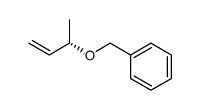 (S)-((but-3-en-2-yloxy)methyl)benzene结构式