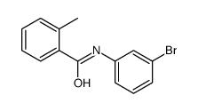 N-(3-bromophenyl)-2-methylbenzamide Structure