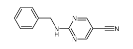 2-(benzylamino)pyrimidine-5-carbonitrile Structure