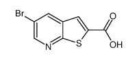 5-溴代噻吩并[2,3-b]吡啶-2-甲酸结构式