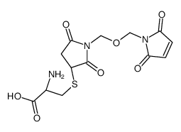 S-(bismaleimidoethyl ether)cysteine structure