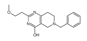 6-benzyl-2-(2-methoxyethyl)-1,5,7,8-tetrahydropyrido[4,3-d]pyrimidin-4-one Structure