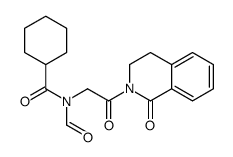 2-(N-FORMYLHEXAHYDROHIPPUROYL)-1,2,3,4-TETRAHYDROISOQUINOLIN-1-ONE结构式