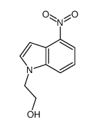 2-(4-nitroindol-1-yl)ethanol结构式