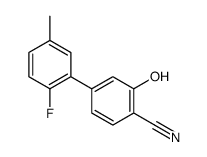 4-(2-fluoro-5-methylphenyl)-2-hydroxybenzonitrile结构式