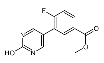 methyl 4-fluoro-3-(2-oxo-1H-pyrimidin-5-yl)benzoate Structure