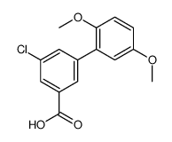 3-chloro-5-(2,5-dimethoxyphenyl)benzoic acid Structure