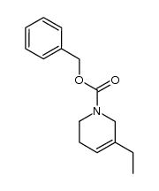 1-benzyloxycarbonyl-3,4-dehydro-3-ethylpiperidine Structure