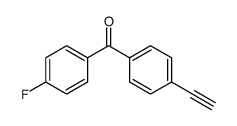 (4-ethynylphenyl)-(4-fluorophenyl)methanone Structure