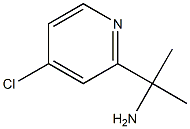 1-(4-Chloro-pyridin-2-yl)-1-methyl-ethylamine Structure