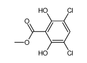 methyl 3,5-dichloro-2,6-dihydroxybenzoate结构式