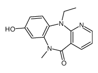 11-ethyl-8-hydroxy-6-methylpyrido[3,2-c][1,5]benzodiazepin-5-one结构式