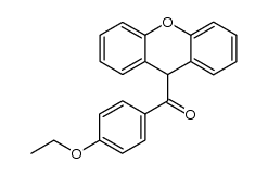 9-(p-ethoxybenzoyl)xanthene结构式