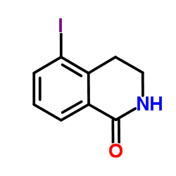 5-Iodo-3,4-dihydro-1(2H)-isoquinolinone结构式