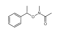 N-methyl-N-(1-phenylethoxy)acetamide Structure