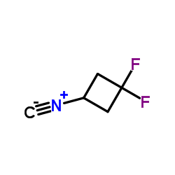 1,1-difluoro-3-isocyanocyclobutane结构式