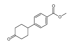 methyl 4-(4-oxocyclohexyl)benzoate Structure