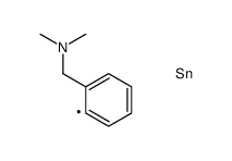 N,N-dimethyl-1-(2-trimethylstannylphenyl)methanamine Structure