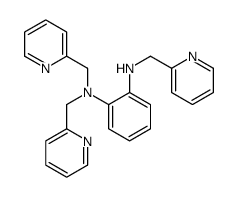 1-N,2-N,2-N-tris(pyridin-2-ylmethyl)benzene-1,2-diamine Structure