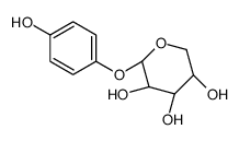 4-hydroxyphenyl-O-xyloside structure