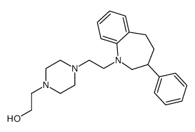 4-[2-(2,3,4,5-Tetrahydro-3-phenyl-1H-1-benzazepin-1-yl)ethyl]-1-piperazineethanol picture