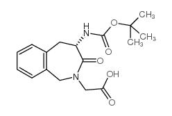 (s)-boc-4-amino-2-carboxymethyl-1,3,4,5-tetrahydro-2h-[2]-benzazepin-3-one Structure