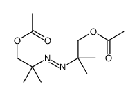 2,2'-Azobis[2-methyl-1-propanol]diacetate结构式